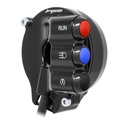 [JPCOAP009RV] Jetprime Throttle Cover with Handlebar Switch for Aprilia RSV4 (Black) - image 1