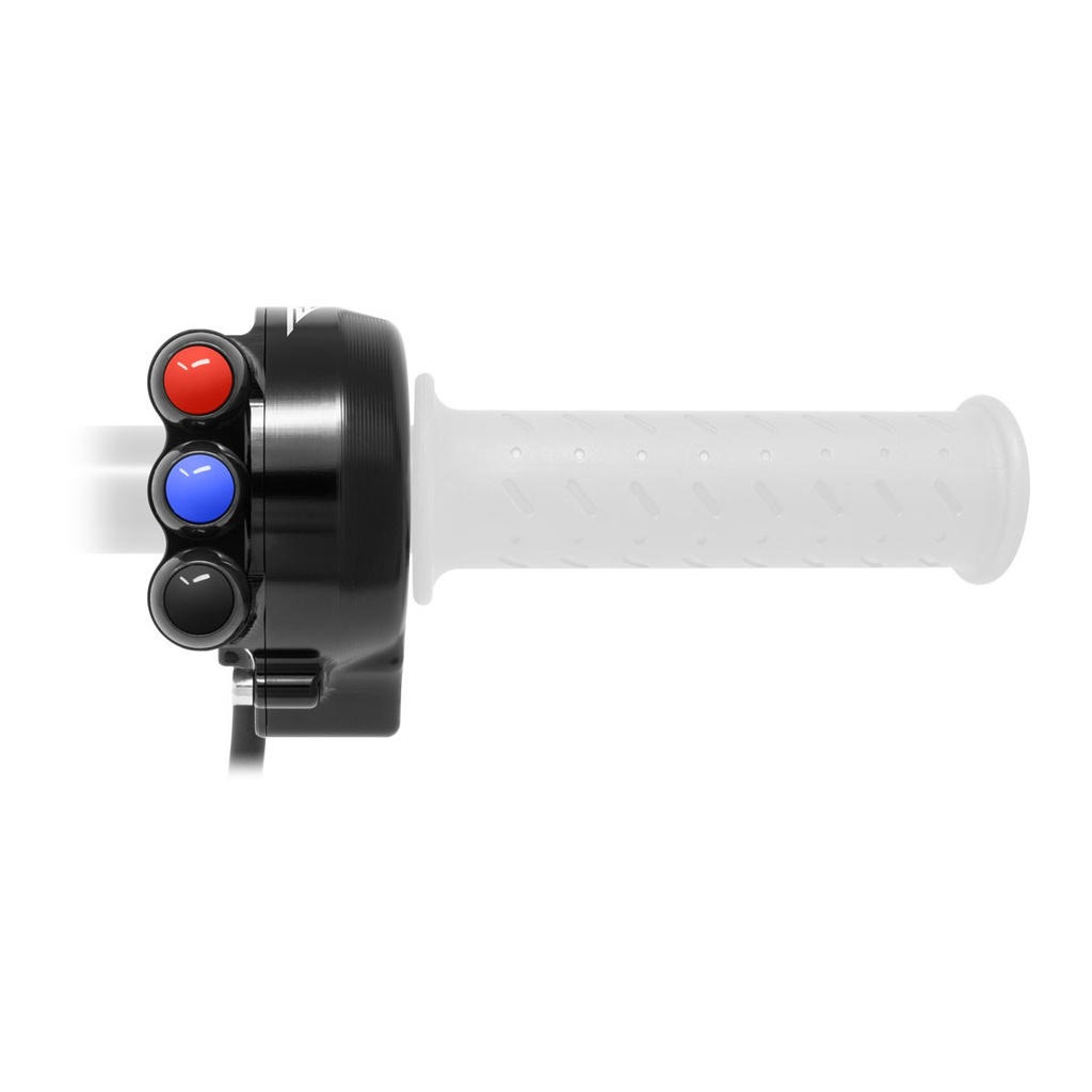 [JPCOAP009RV] Jetprime Throttle Cover with Handlebar Switch for Aprilia RSV4 (Black) - image 5
