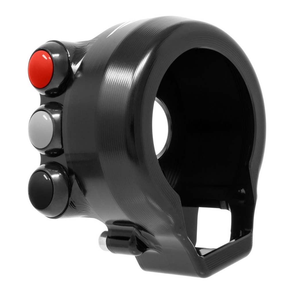 [JPCOAP660RV] Jetprime Throttle Cover with Handlebar Switch for Aprilia RSV4 (Black) - image 2