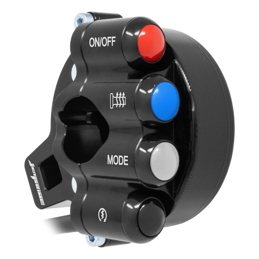 [JPCOBM008] Jetprime Throttle Cover with Handlebar Switch for BMW S 1000 RR (Black) - image 1