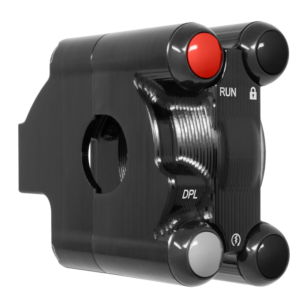 [JPCODU065] Jetprime Throttle Cover with Handlebar Switch for Ducati Diavel V4 - image 1