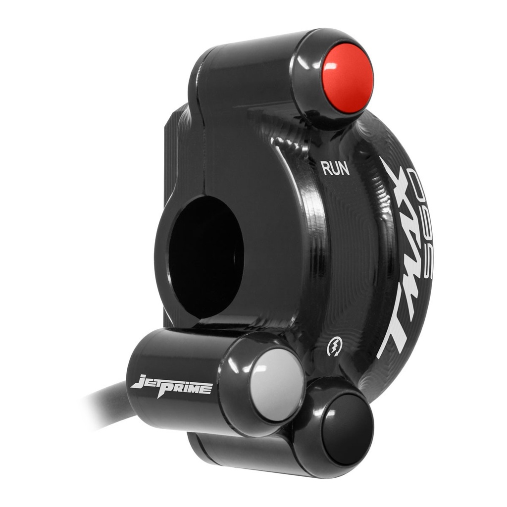 [JPCOYA026] Jetprime Throttle Cover with Handlebar Switch for Yamaha T-MAX 560 - image 1