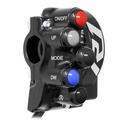 [JPCOYA033] Jetprime Throttle Cover with Handlebar Switch for Yamaha YZF-R1 (Black) - image 1