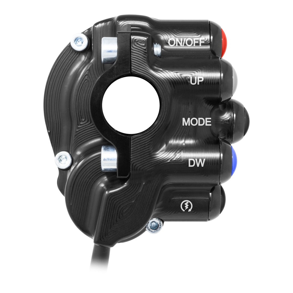 [JPCOYA033] Jetprime Throttle Cover with Handlebar Switch for Yamaha YZF-R1 (Black) - image 3