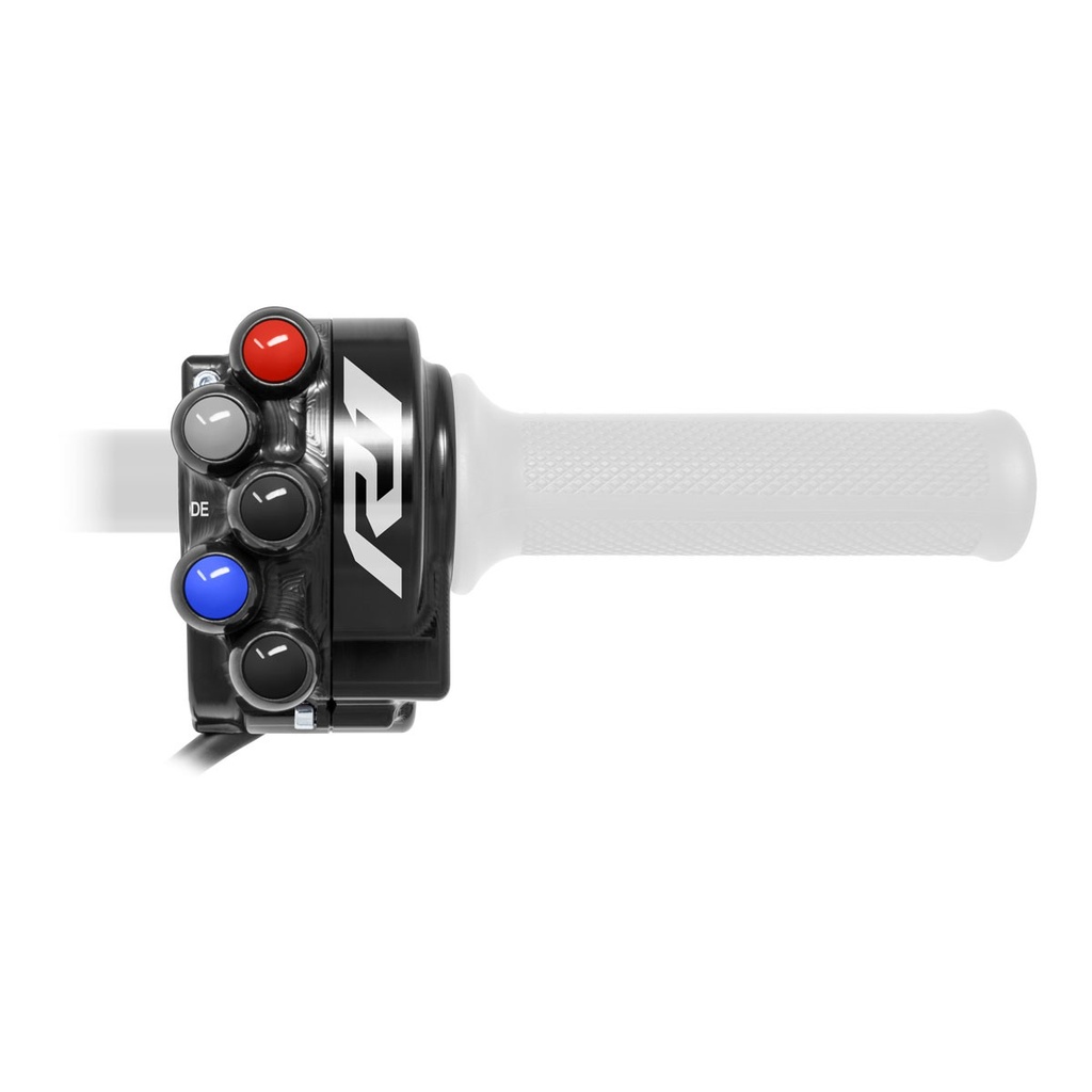 [JPCOYA033] Jetprime Throttle Cover with Handlebar Switch for Yamaha YZF-R1 (Black) - image 4