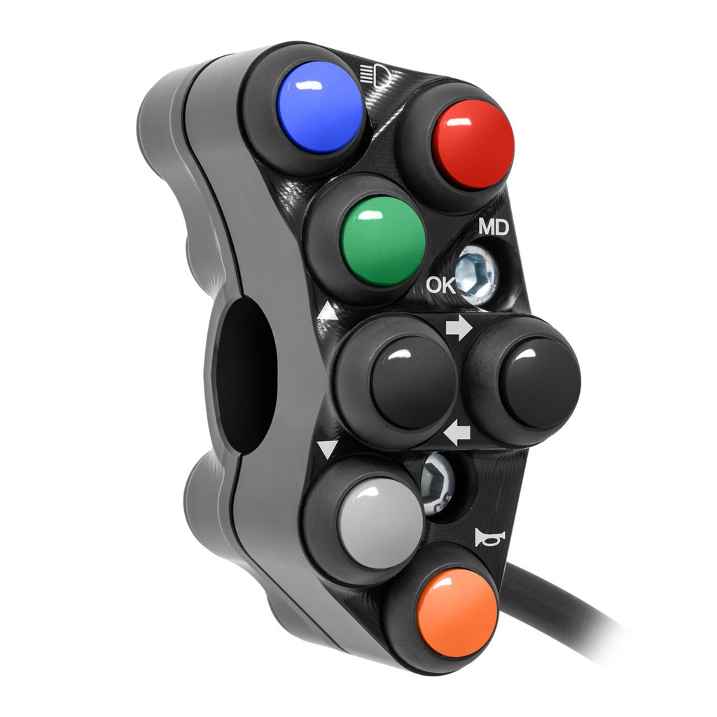 [JPPSAP009RF-001] Jetprime LHS Handlebar Switch for Aprilia RSV4  / RF  / RR (Black) - image 2