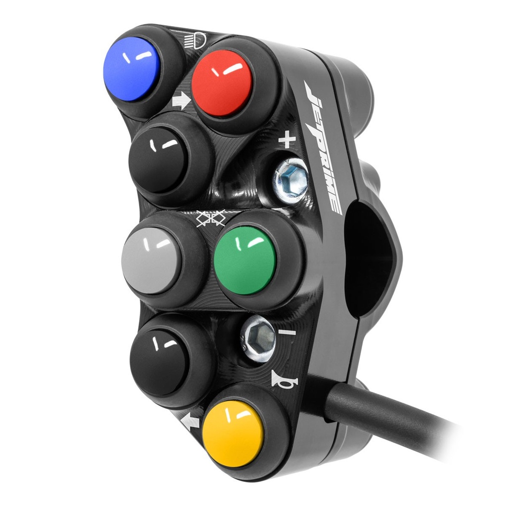 [JPPSAP660-001] Jetprime LHS Handlebar Switch for Aprilia RS / Tuono / Tuareg 660 (Black) - image 1
