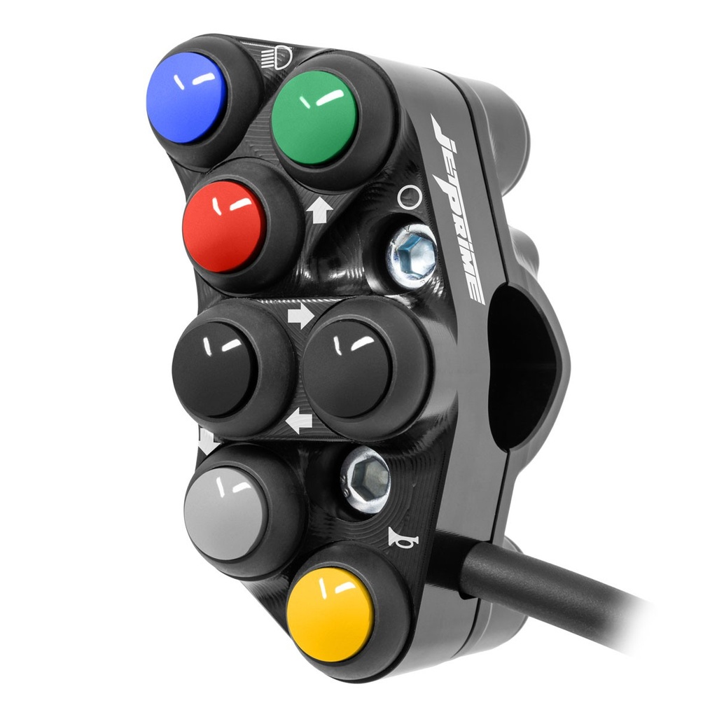 [JPPSDU056-002] Jetprime LHS Handlebar Switch for Ducati Streetfighter V4 (Black) - image 1