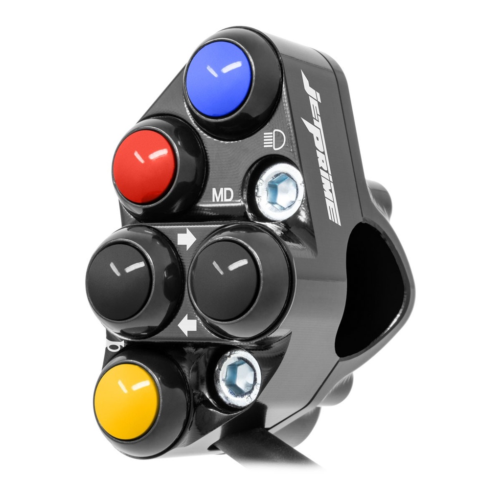 [JPPSMV002-003] Jetprime LHS Handlebar Switch for MV Agusta Brutale 800 (Black) - image 1