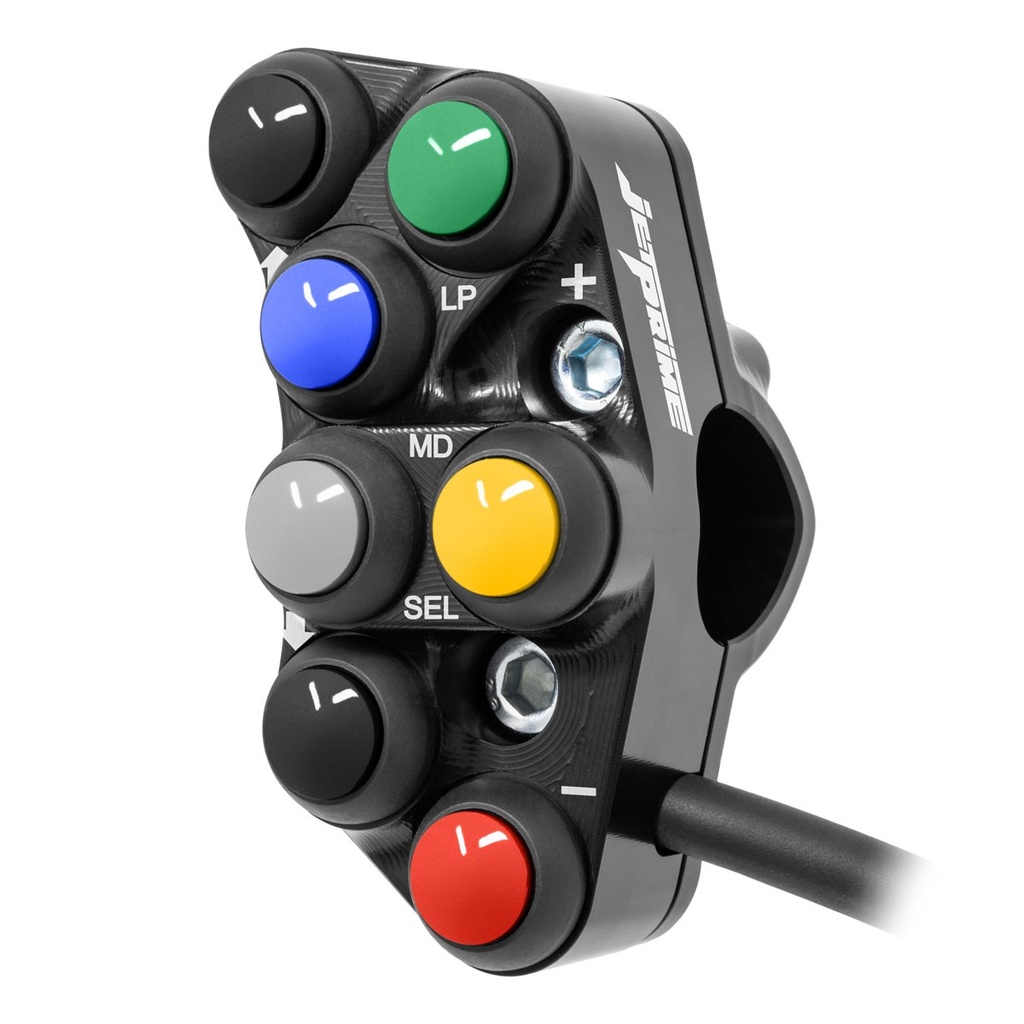 [JPPSRDU020-001] Jetprime LHS Race Handlebar Switch for Ducati Panigale V4 (Black) - image 1