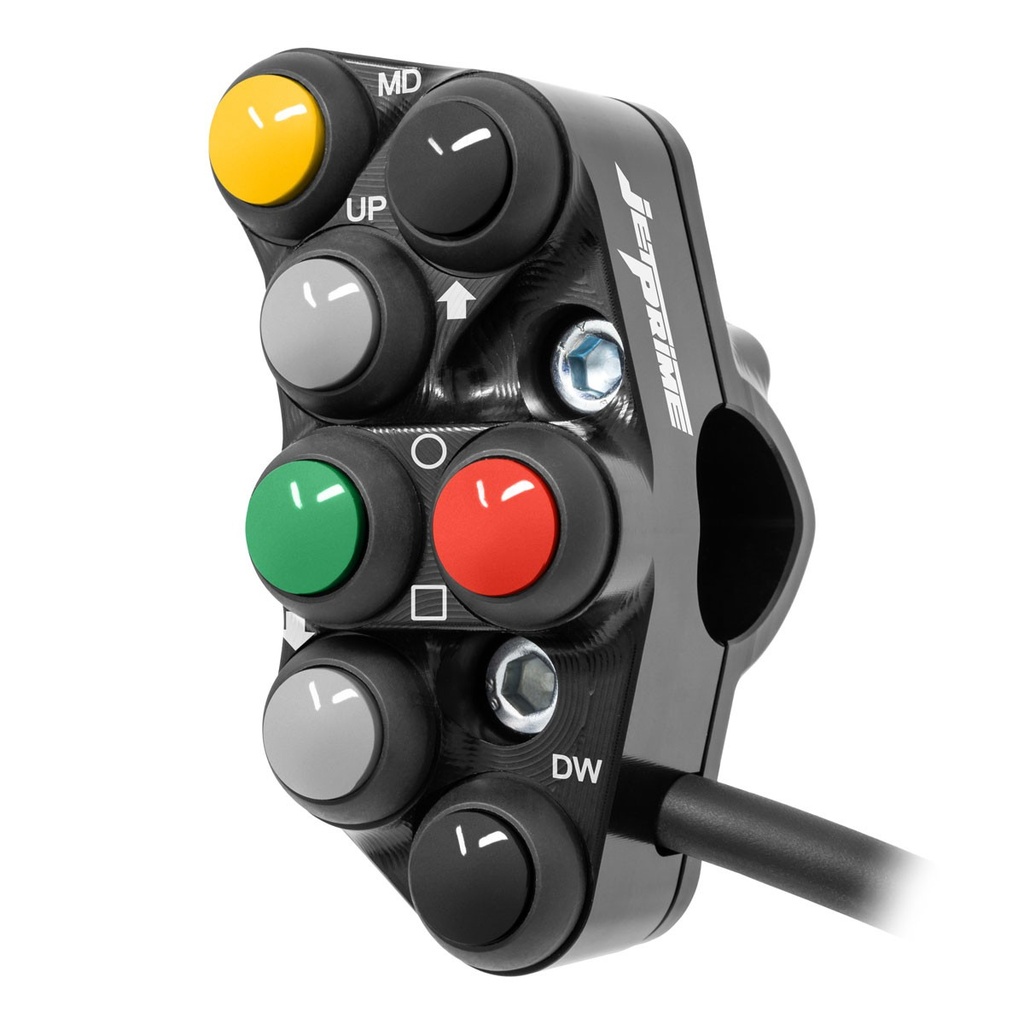 [JPPSRDU056-001] Jetprime LHS Race Handlebar Switch for Ducati Panigale V4 (Black) - image 1