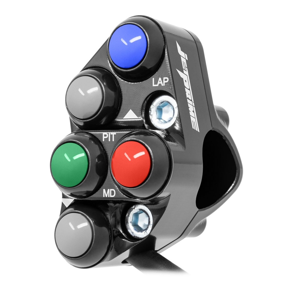 [JPPSRKA004] Jetprime Switch Panel LHS for Kawasaki ZX-10R 2016 - 2020 RACE (Black) - image 1