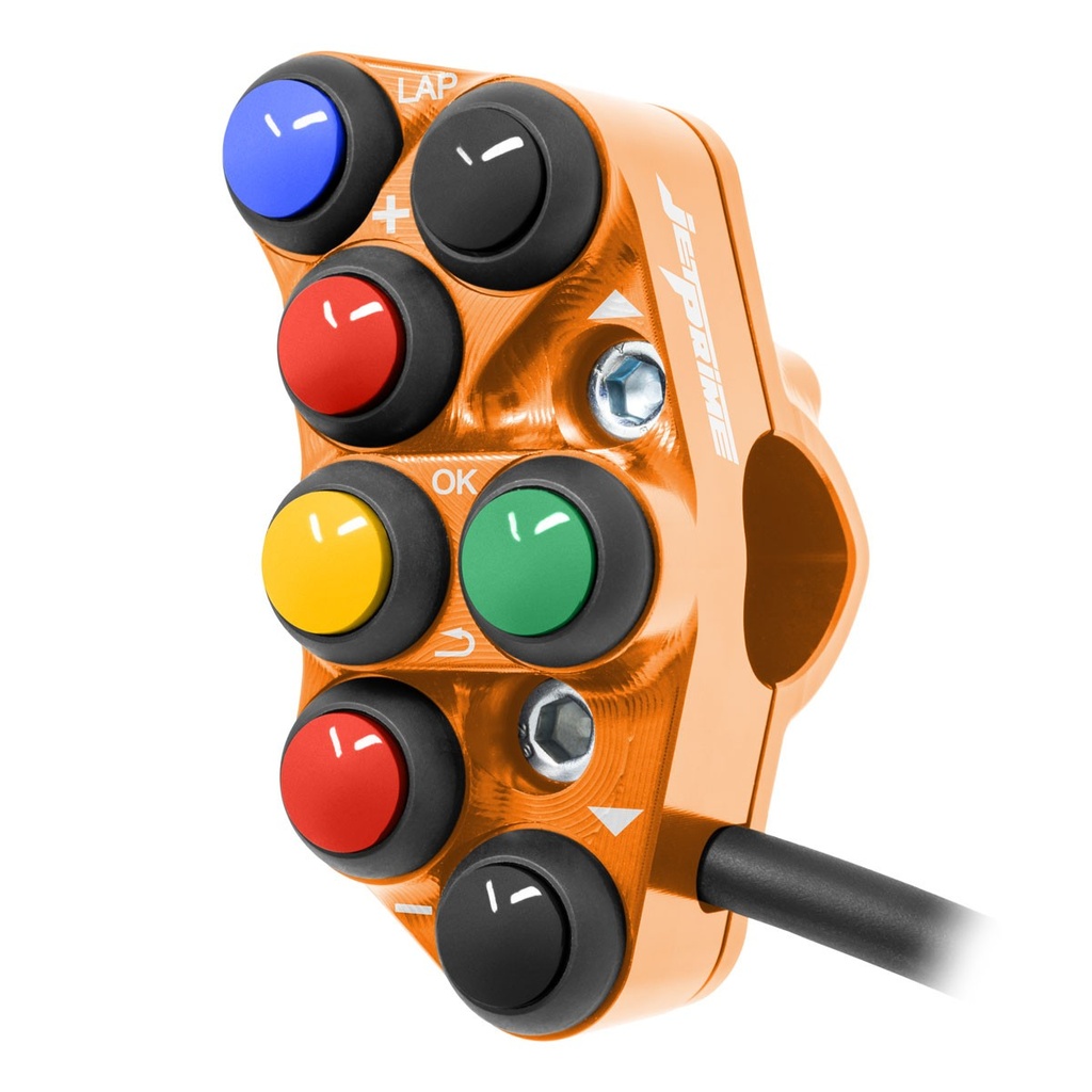 [JPPSRKT048O-001] Jetprime LHS Race Handlebar Switch for KTM 790 Duke (Orange) - image 1