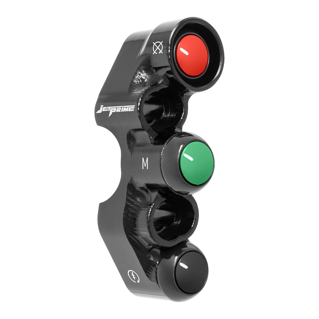 [JPPDYA013] Jetprime Switch Panel RHS for Yamaha YZF-R6 (Black) - image 2