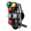 [JPPLSR062] Jetprime LHS Race Handlebar Switch for Triumph Triple 765 R (Black) - image 1