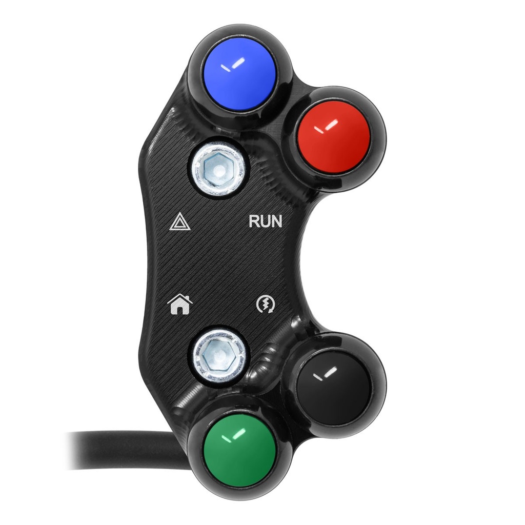 [JPPLD039-004] Jetprime RHS Aligned Handlebar Switch for Triumph Tiger 900, choice of colours (Black)