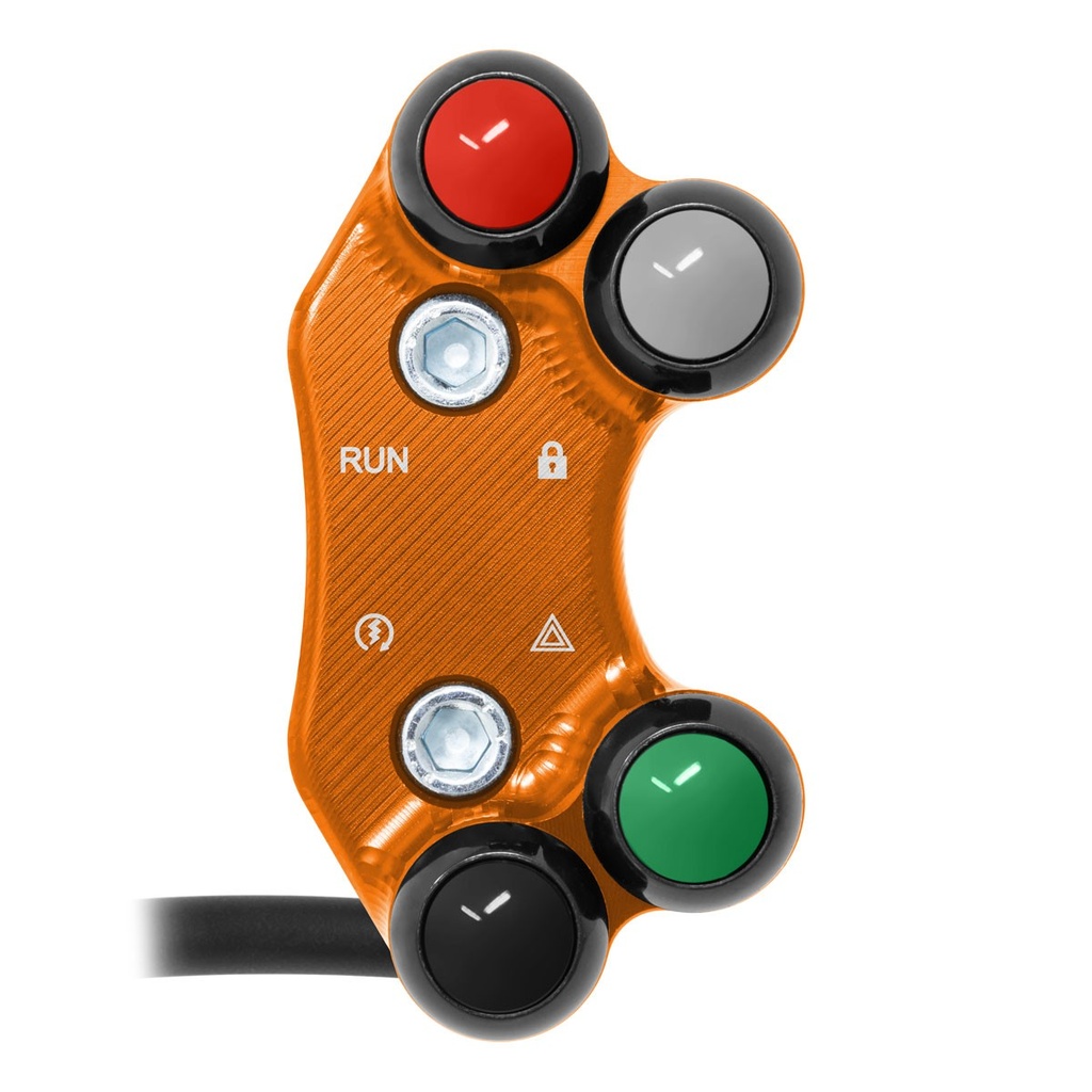 [JPPLD069O-003] Jetprime RHS Aligned Handlebar Switch for KTM 1290 Super Duke R, choice of colours (Orange)