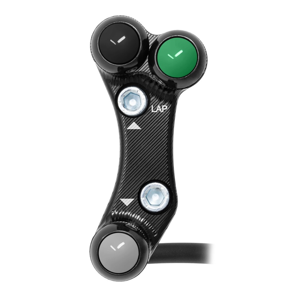 [JPPLSR014] Jetprime LHS Race Handlebar Switch for Kawasaki Ninja ZX-4R / R, choice of colours (Black)