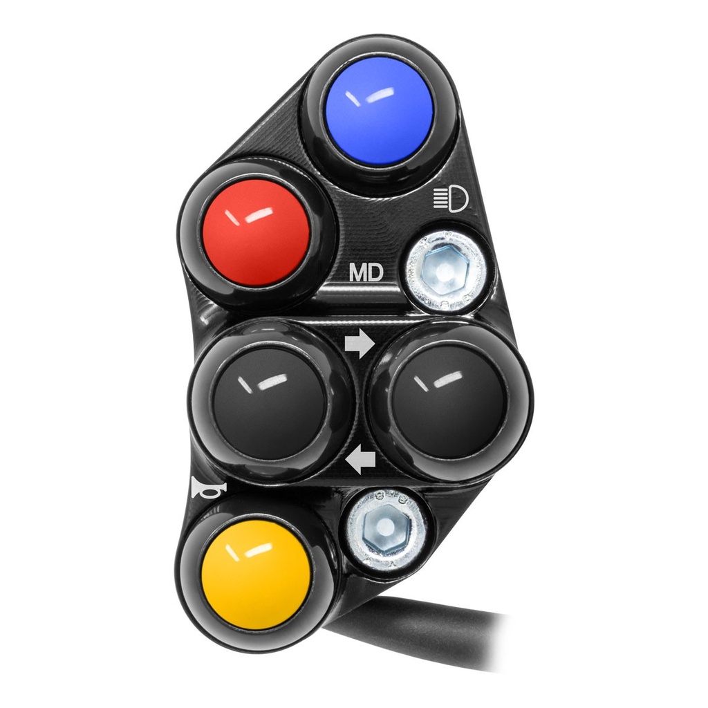 [JPPSMV002-004] Jetprime LHS Handlebar Switch for MV Agusta Brutale 920, choice of colours (Black)