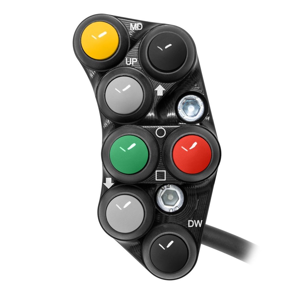 [JPPSRDU056-001] Jetprime LHS Race Handlebar Switch for Ducati Panigale V4, choice of colours (Black)