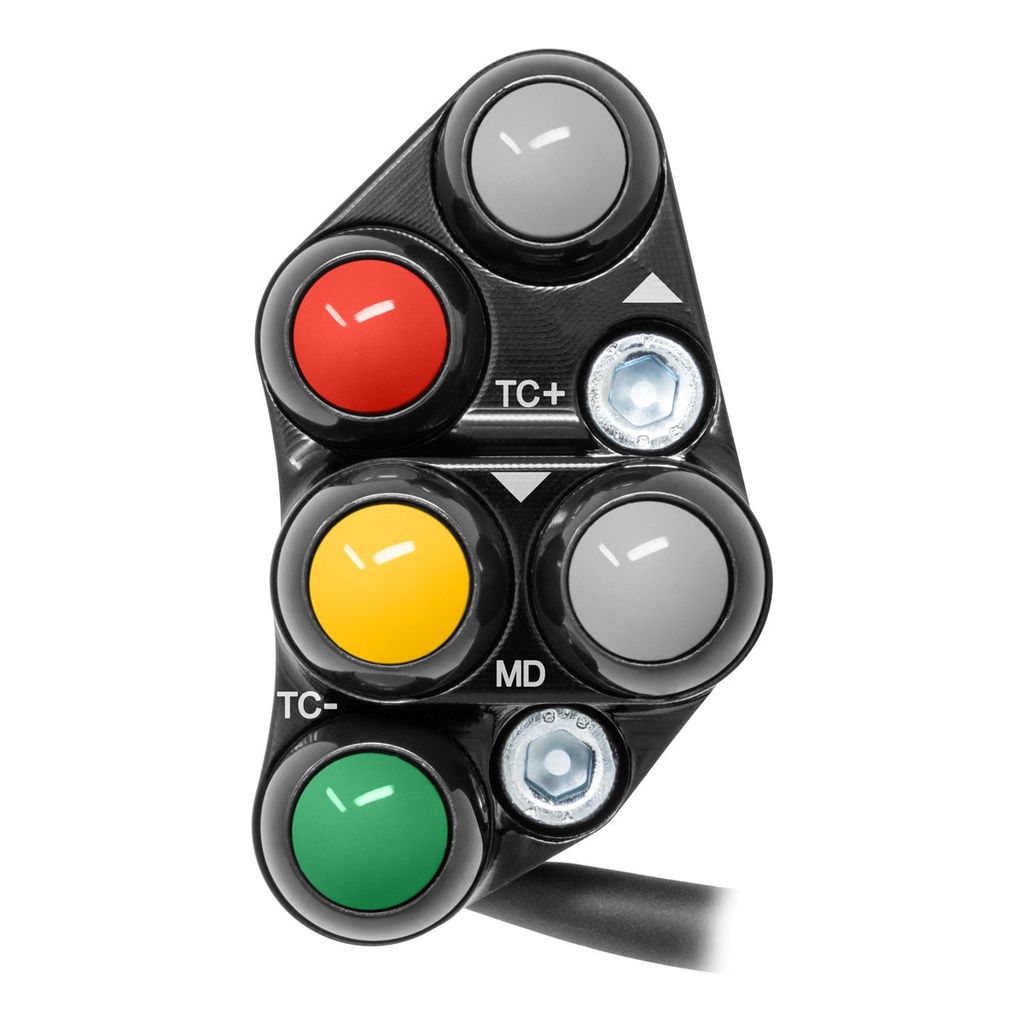 [JPPSRDU005-004] Jetprime LHS Race Handlebar Switch for Ducati 959 Panigale, choice of colours (Black)
