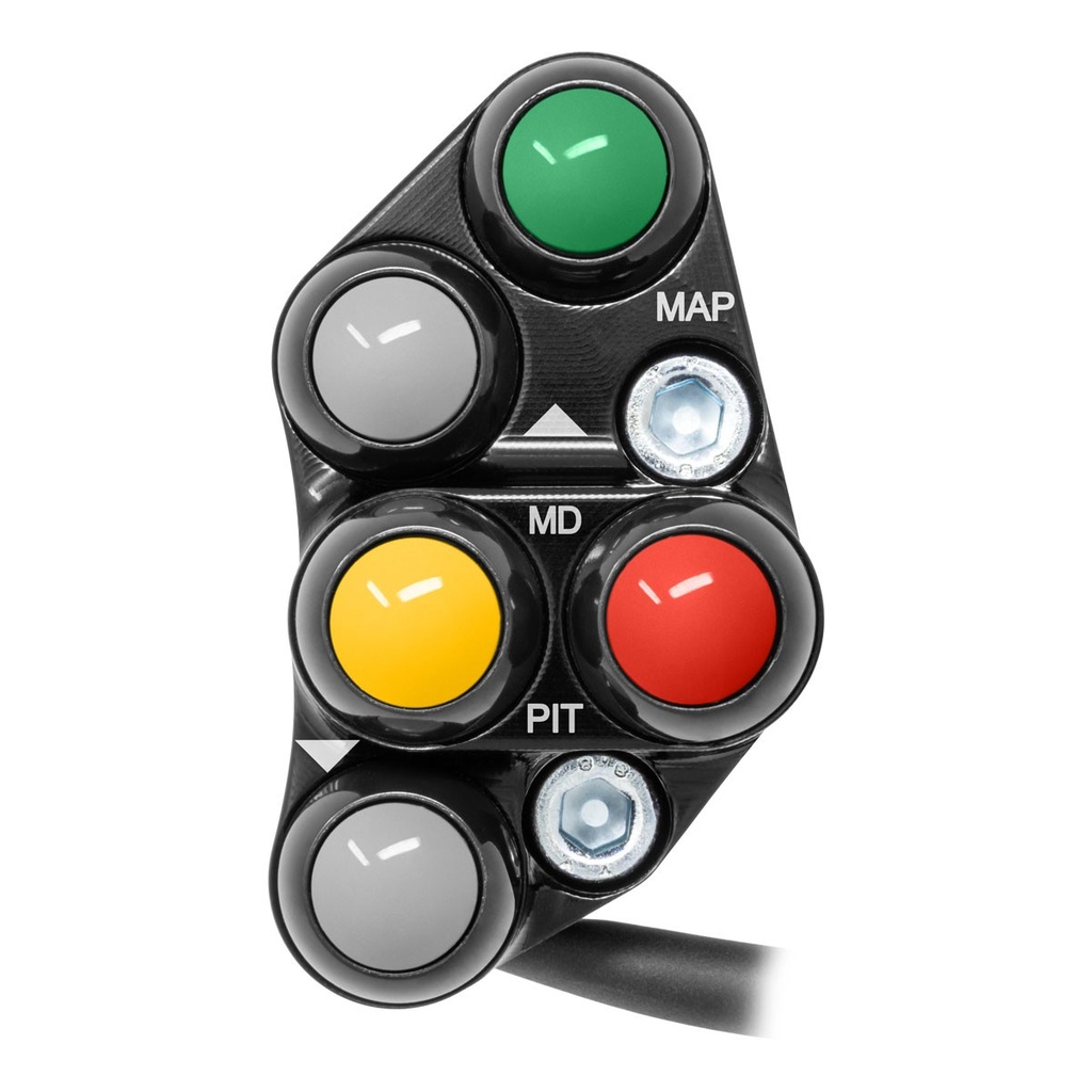 [JPPSRYA003] Jetprime LHS Race Handlebar Switch for Yamaha YZF-R1, choice of colours (Black)